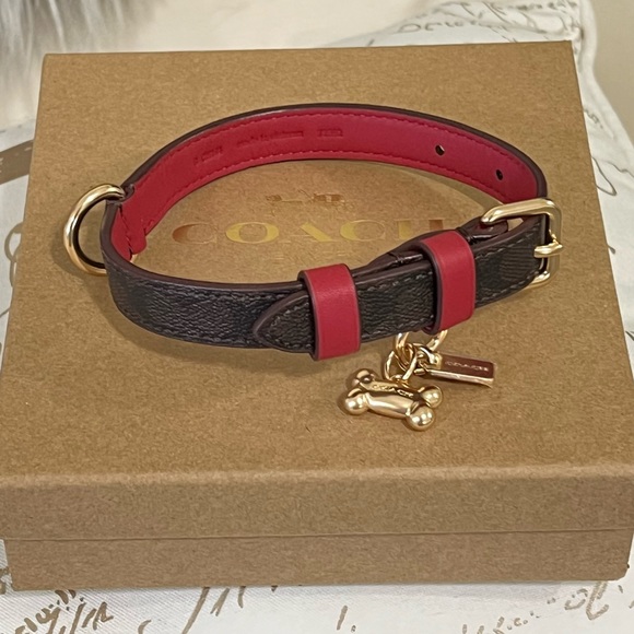 Coach Dog New Coach Signature Small Pet Dog Collar Poshmark